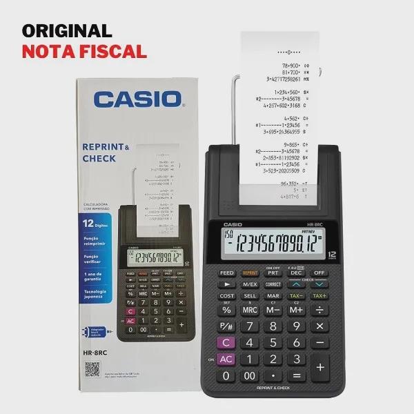 CALCULADORA MESA 12 DIG BOBINA HR-8RC CASIO UND