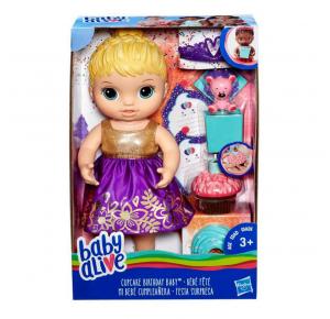 BONECA BABY ALIVE FESTA SURPRESA LOIRA E0596 HASBRO