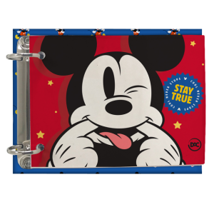 CADERNO P/FICHARIO MINI MICKEY TEEN 80F 3764RE DAC UND