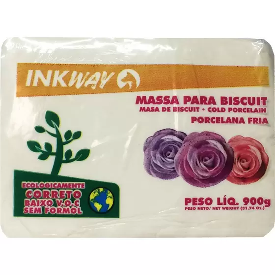 MASSA DE BISCUIT NATURAL 900GRS 2001 INKWAY UND