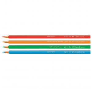 LAPIS DE COR TRIANGULAR 24 CORES + 1 APONTADOR 120524+1APT FABER CASTELL UND