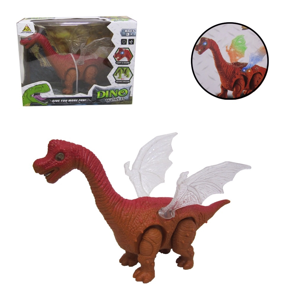 DINOSSAURO COM ASAS 25CM COM L ZB308 ART BRINK UND