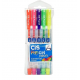 CANETA ESF. 1.0 POP GEL NEON CORES CIS 