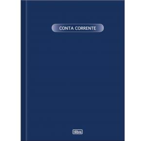 LIVRO CONTA CORRENTE 1/4 50FLS 120154 TILIBRA UND