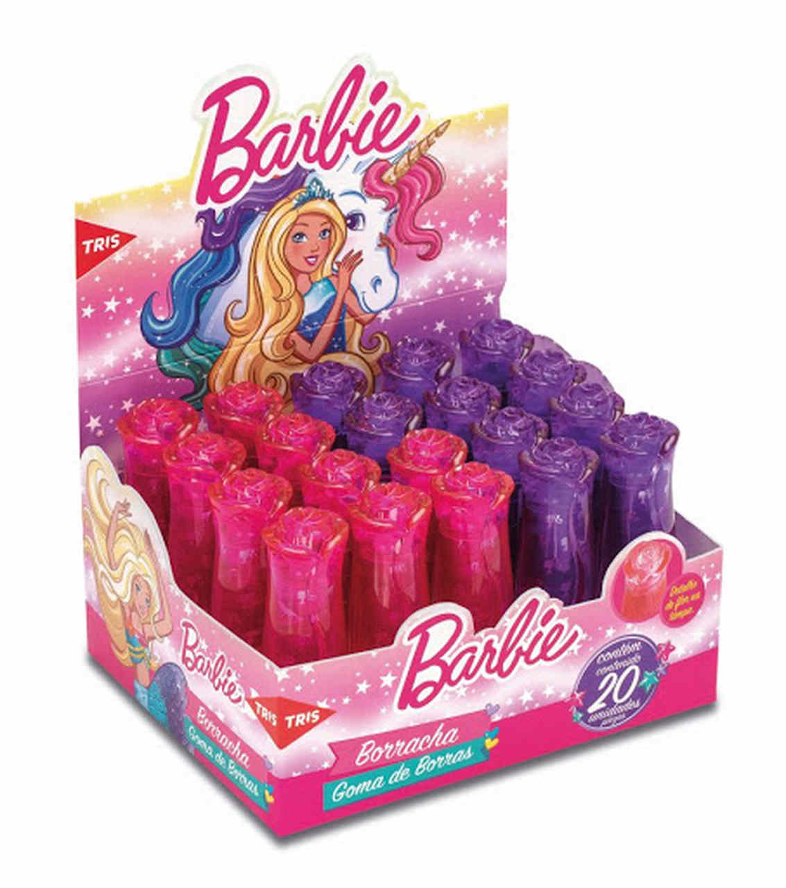 BORRACHA BARBIE BATOM 657905 TRIS UND