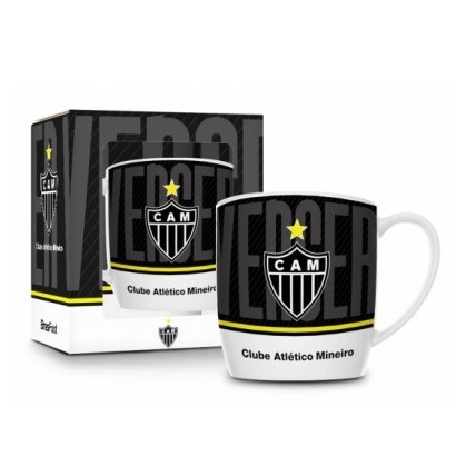 CANECA PORCELANA TIMES 360ML ATLETICO 1 12088 BRASFOOT UND