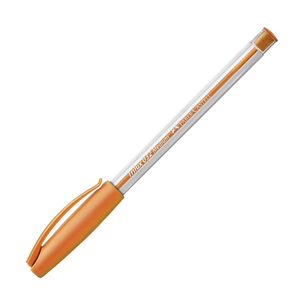 CANETA ESF. TRILUX MEDIA 032 COLORS LARANJA FABER CASTELL