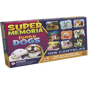 JOGO DA MEMORIA FUNNY DOGS 03935 GROW UND