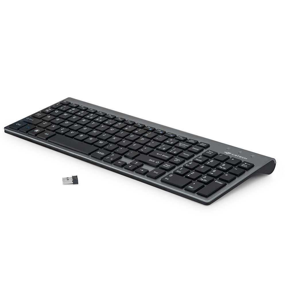 TECLADO E MOUSE S/ FIO 2.4 GHZ K-W510 C3TECH