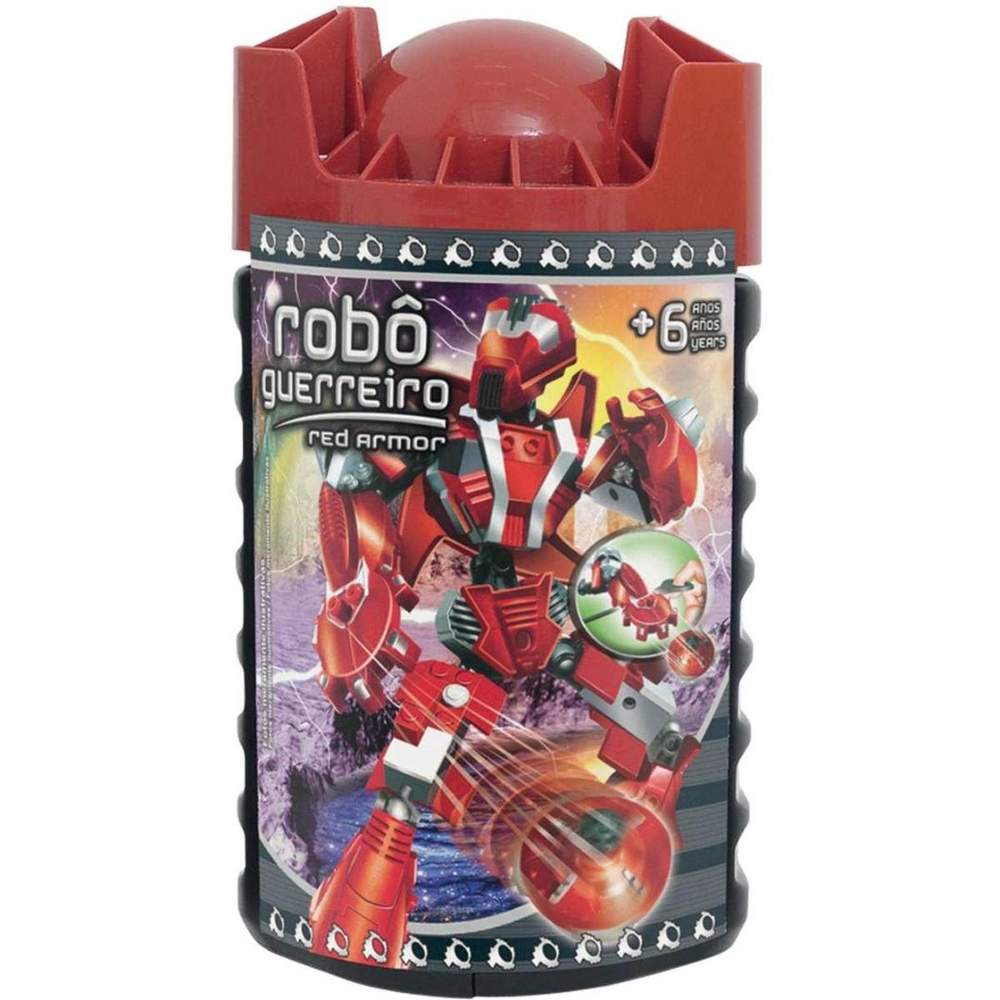 ROBO GUERREIRO RED ARMOR 59 PCS 06976 XALINGO