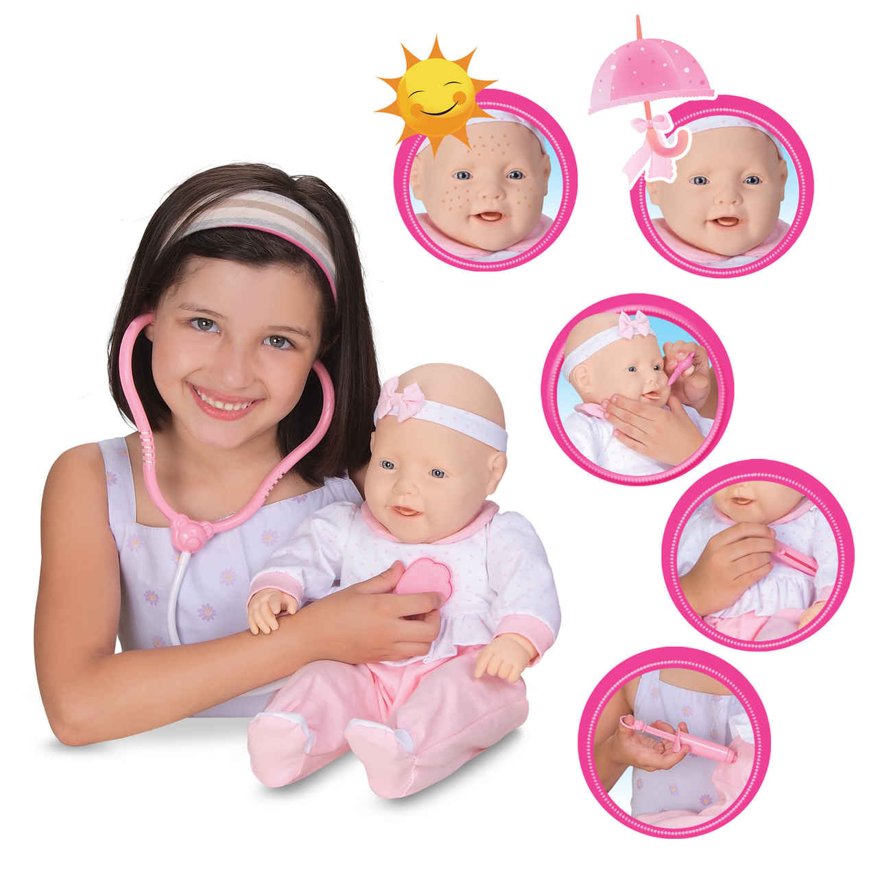 BONECA ALERGIC BABY C/ACESSORIOS 5260 ROMA JENSEN