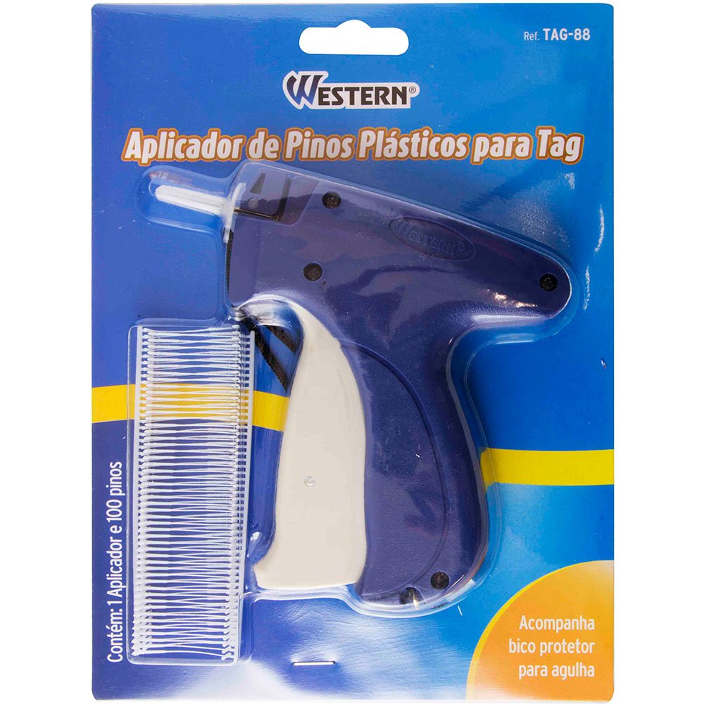 PISTOLA APLICADORA DE PINOS PLASTICOS P/ TAG WESTERN