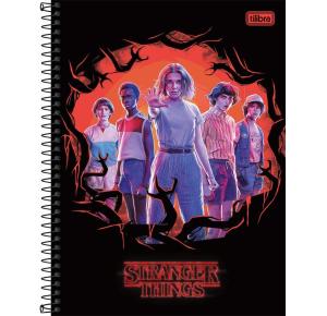 CADERNO 1X1 80FLS CD STRANGER THINGS 698806 TILIBRA