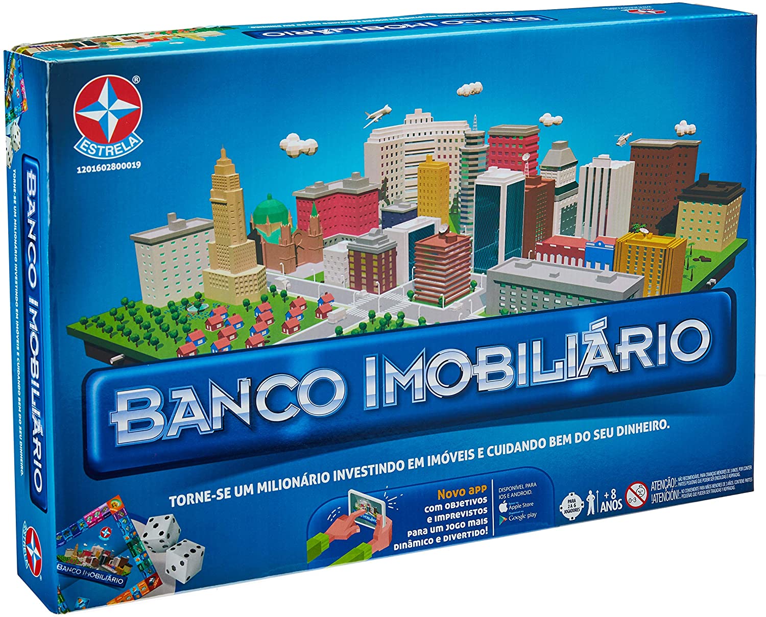 Jogo Banco Imobiliário Anos 80 e 90