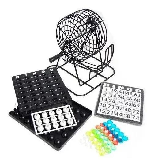 JOGO BINGO C/ GLOBO GIRATORIO 245 PCS IMPORIENTE