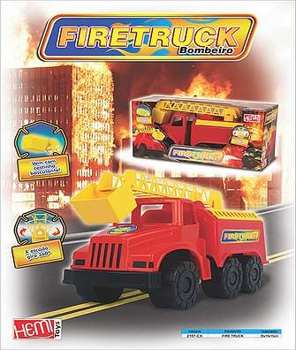 CAMINHAO BOMBEIRO FIRETRUCK HEMITOYS