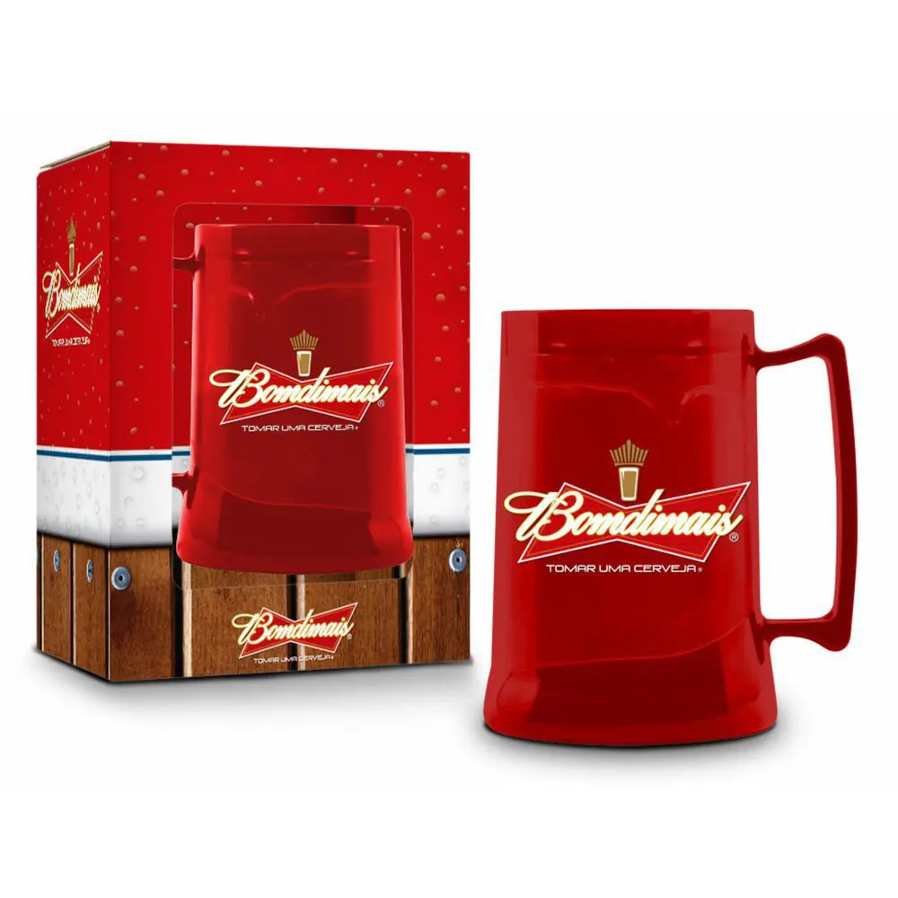 CANECA GEL CERVEJA 300ML BOMDIMAIS 3961 BRASFOOT UND