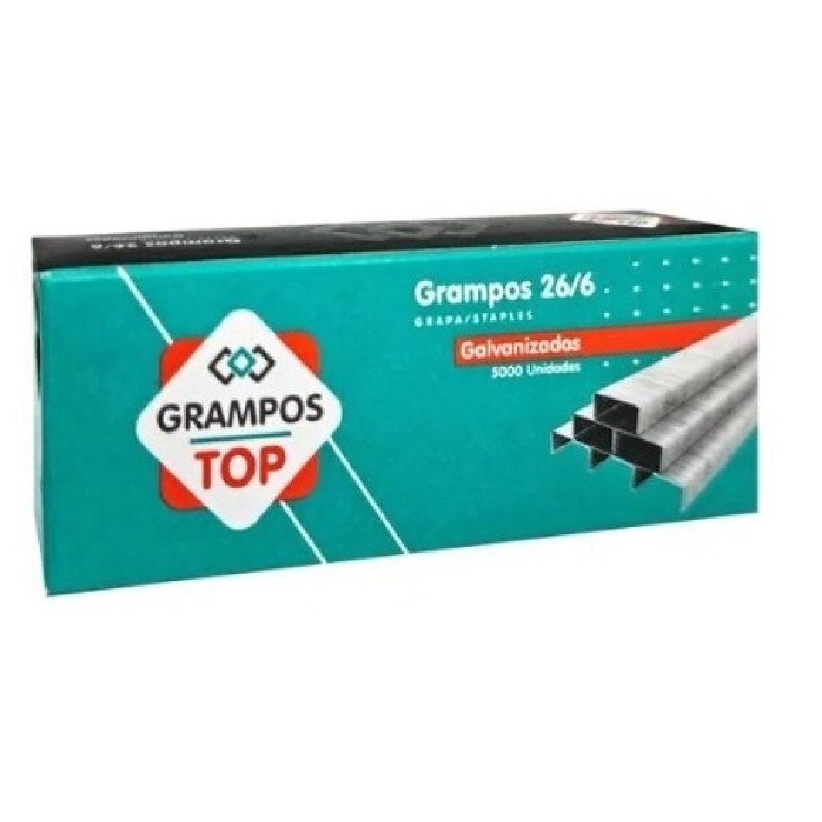 GRAMPO GALVANIZADO 26/6 281 TOP CX 5000 UNDS