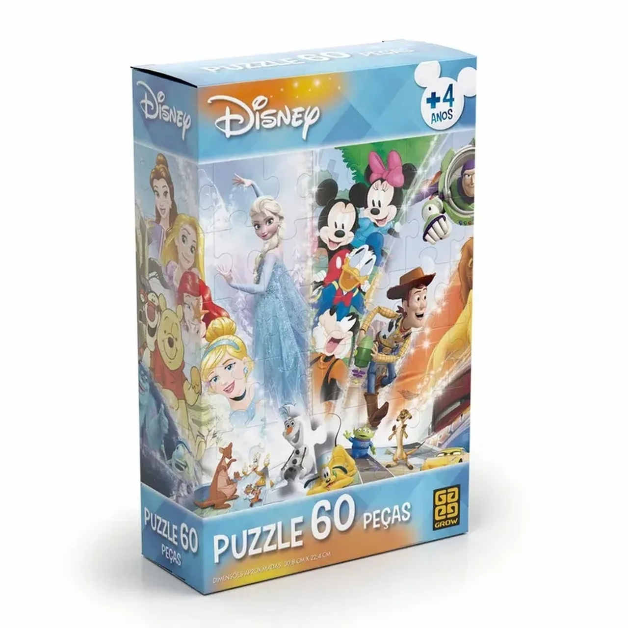 QUEBRA CABECA 60PCS DISNEY 2449 GROW