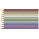 LAPIS DE COR 10 CORES METALICAS 120410G FABER CASTELL 