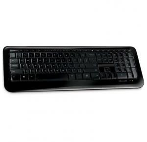 TECLADO SEM FIO WIRELESS 850 PRETO MICROSOFT