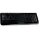 TECLADO SEM FIO WIRELESS 850 PRETO MICROSOFT