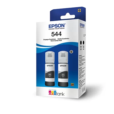 KIT REFIL DE TINTA T544120-2P 65ML PRETA EPSON CX C/ 2 UNDS