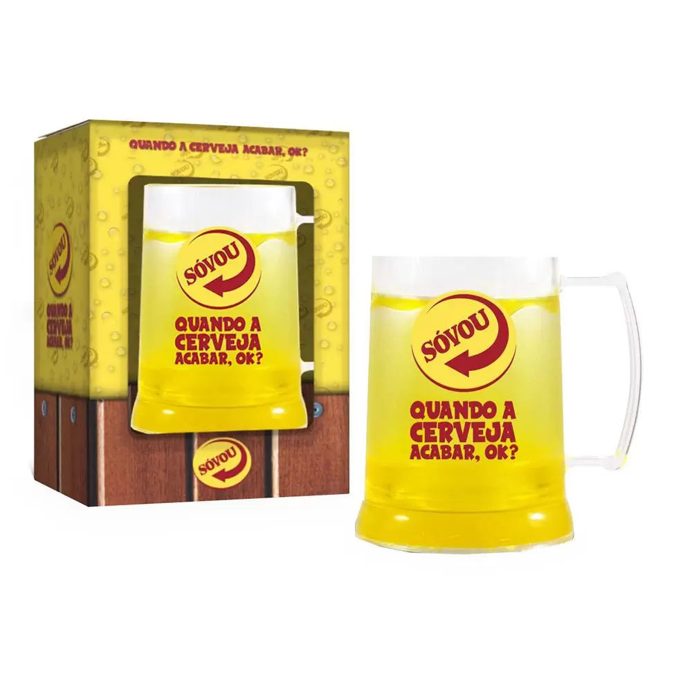 CANECA GEL CERVEJA 300ML SO VOU 3960 BRASFOOT UND