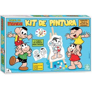 KIT DE PINTURA TURMA DA MONICA 0766 NIG BRINQUEDOS 