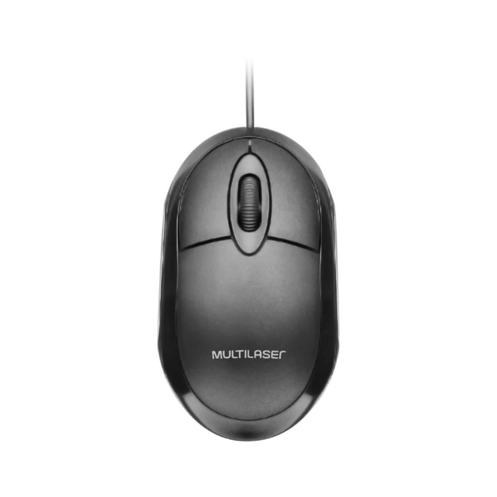 MOUSE OPTICO 1200DPI MO300 PRETO MULTILASER UND