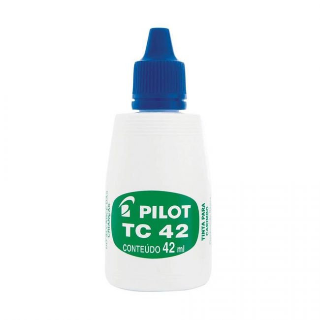 TINTA ALMOFADA DE CARIMBO 42ML TC42 AZUL PILOT