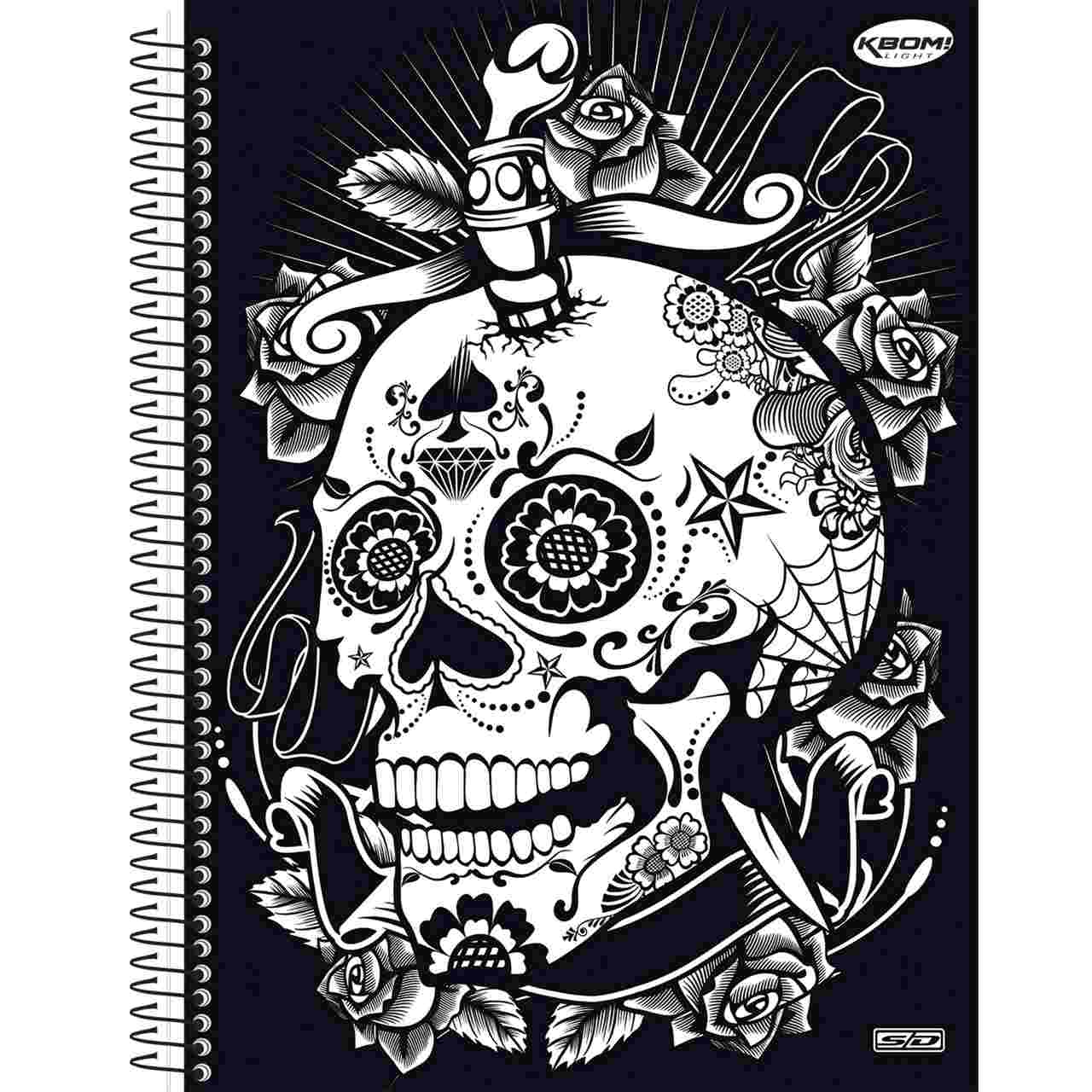 CADERNO 1X1 96FLS CD KBOM LIGTH MASC 233011 SAO DOMINGOS UND