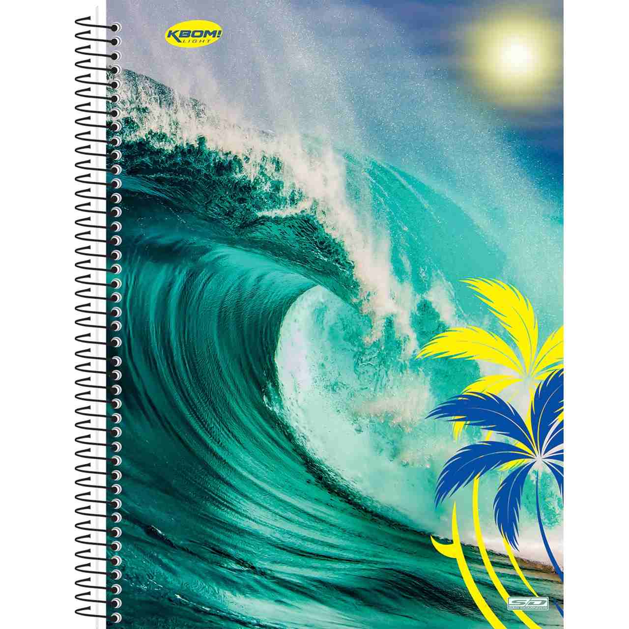 CADERNO 1X1 96FLS CD KBOM LIGTH MASC 233011 SAO DOMINGOS UND