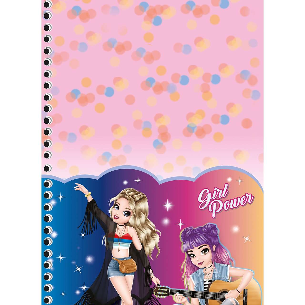 CADERNO UNIV. C/D 10X1 160 FLS GIRL POWER 233145 SAO DOMINGOS UND