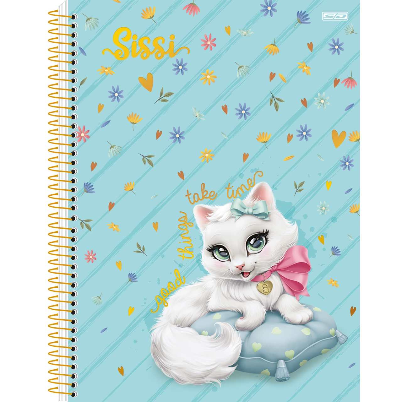 CADERNO UNIV. C/D 10X1 160 FLS SISSI 233089 SAO DOMINGOS UND