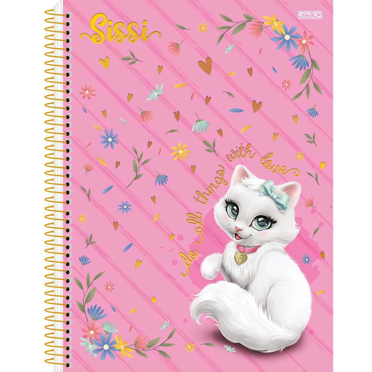 CADERNO UNIV. C/D 10X1 160 FLS SISSI 233089 SAO DOMINGOS UND