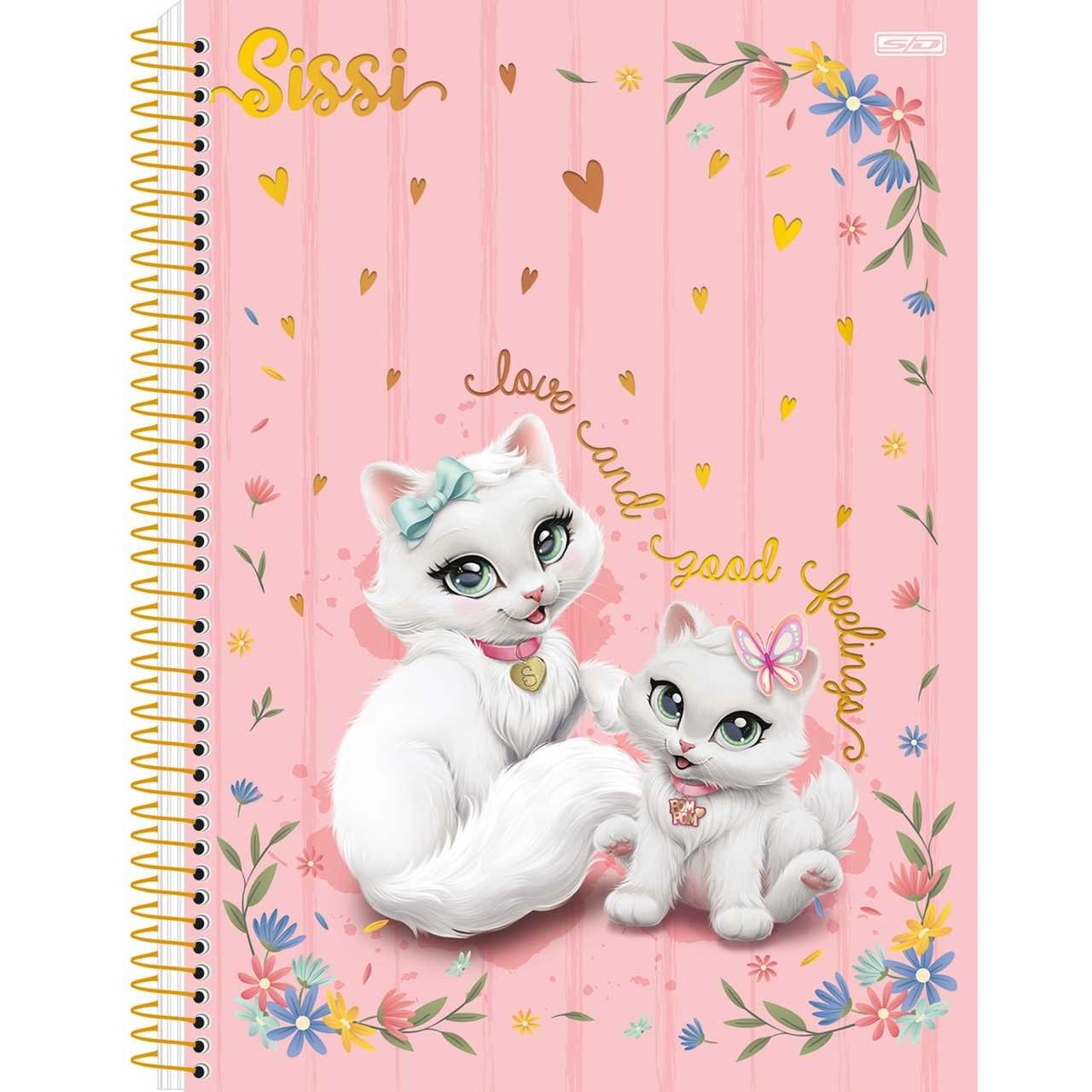 CADERNO UNIV. C/D 10X1 160 FLS SISSI 233089 SAO DOMINGOS UND