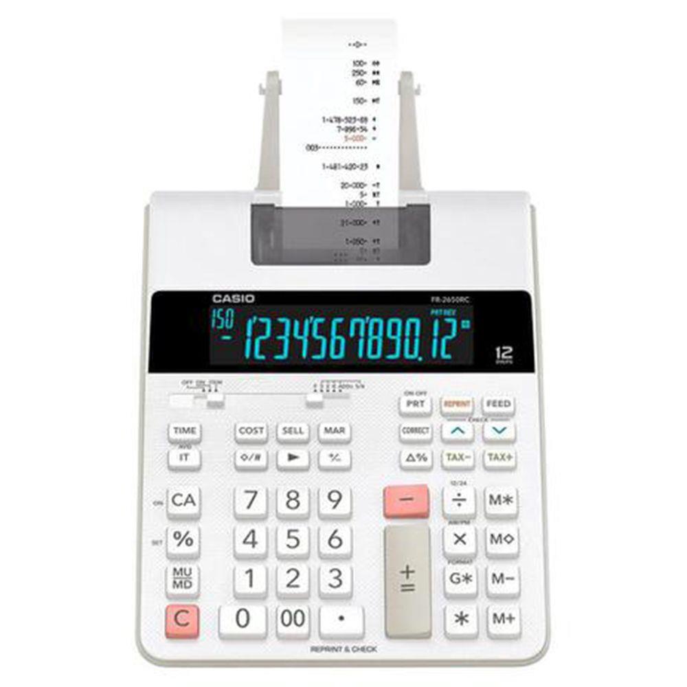 CALCULADORA MESA 12 DIG BOBINA FR-2650RC CASIO UND