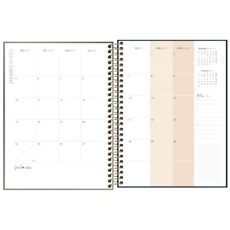 AGENDA 2023 PLANNER W.VLG 80FLS MET CORES TILIBRA