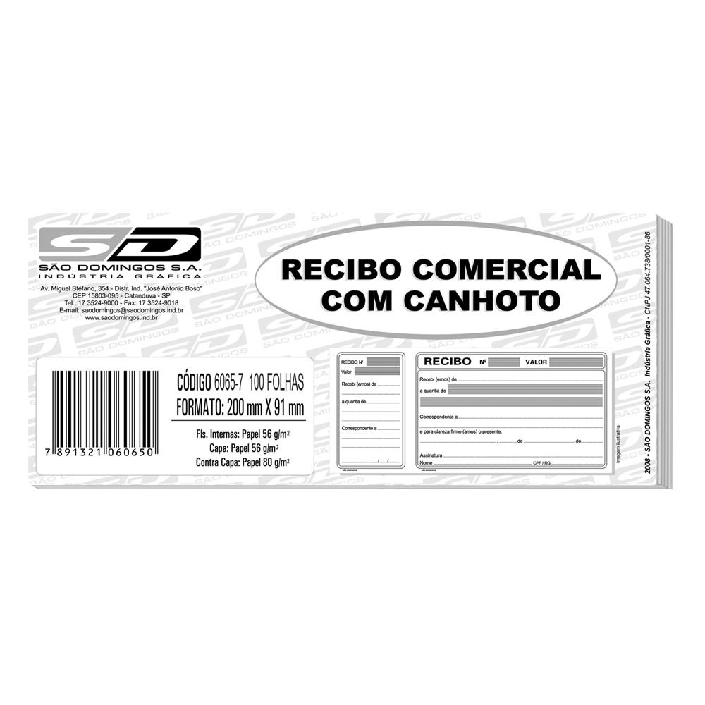 Bloco Recibo Comercial C Canhoto 50fls 15145 Tilibra Und Papelmax Papelaria 7878