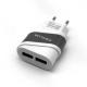 CARREGADOR USB C/ 2 PORTAS UC-20 C3TECH 