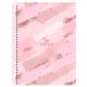 CADERNO UNIV. C/D 10X1 160 FLS ROSA ROSE 233260 SAO DOMINGOS UND