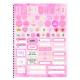 CADERNO UNIV. C/D 10X1 160 FLS ROSA ROSE 233260 SAO DOMINGOS UND