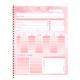 CADERNO UNIV. C/D 10X1 160 FLS ROSA ROSE 233260 SAO DOMINGOS UND