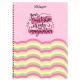 CADERNO UNIV. C/D 1X1 80 FLS WHISPER 233254 SAO DOMINGOS UND