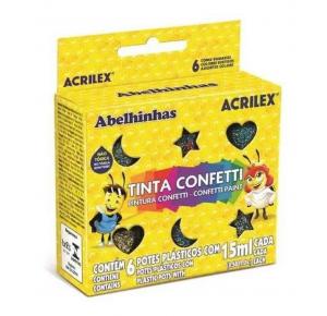 TINTA CONFETTI 15ML 02415 ACRILEX CX C/06 UNDS