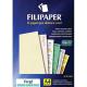 PAPEL A4 VERGE 180G 50FLS CORES FILIPAPER UND