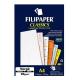 PAPEL A4 VERGE 090G 100FLS CORES FILIPAPER UND