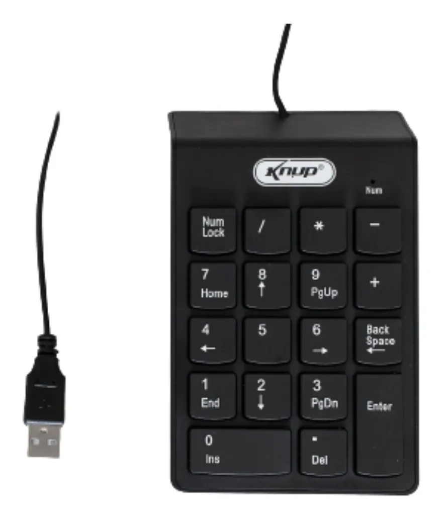 TECLADO NUMERICO USB KP-2003A KNUP UND