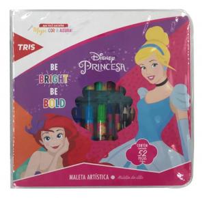 MALETA ARTISTICA C/ 52 PCS PRINCESAS 676357 TRIS UND